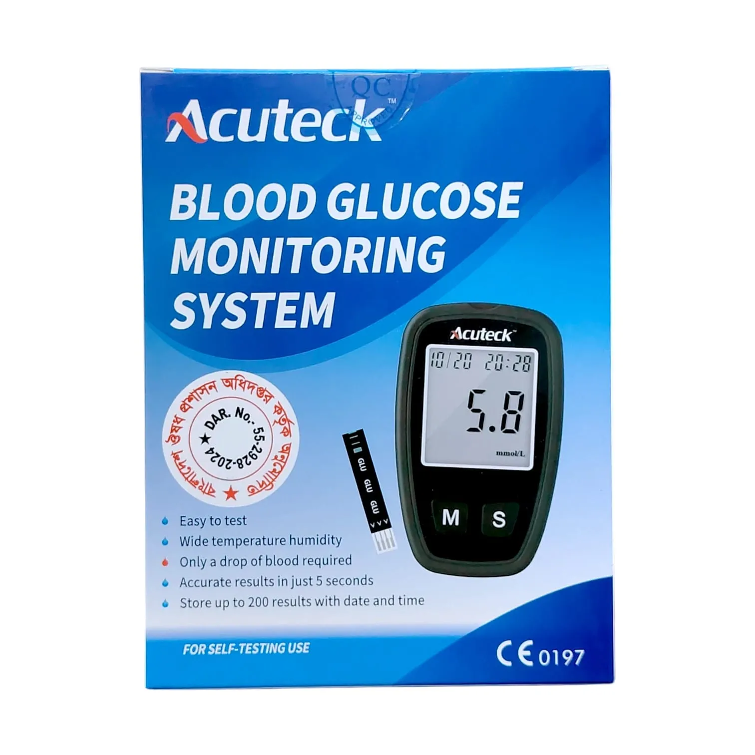 Acuteck Blood Glucose Monitoring System